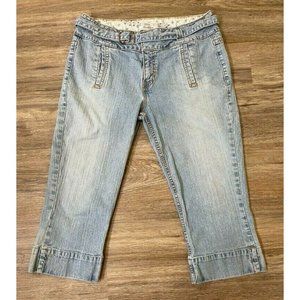 Levi's vintage women's denim capri/crop pants size 10 rare style